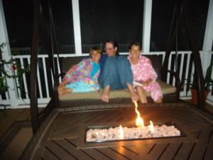 My welcoming committee, united by happiness