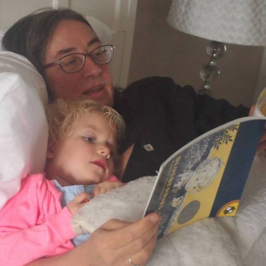 Reading to my granddaughter at nap time? Priceless.