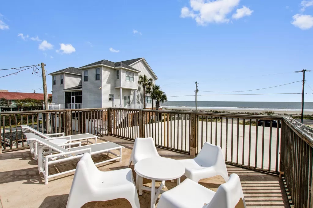 Folly Beach rooftop view